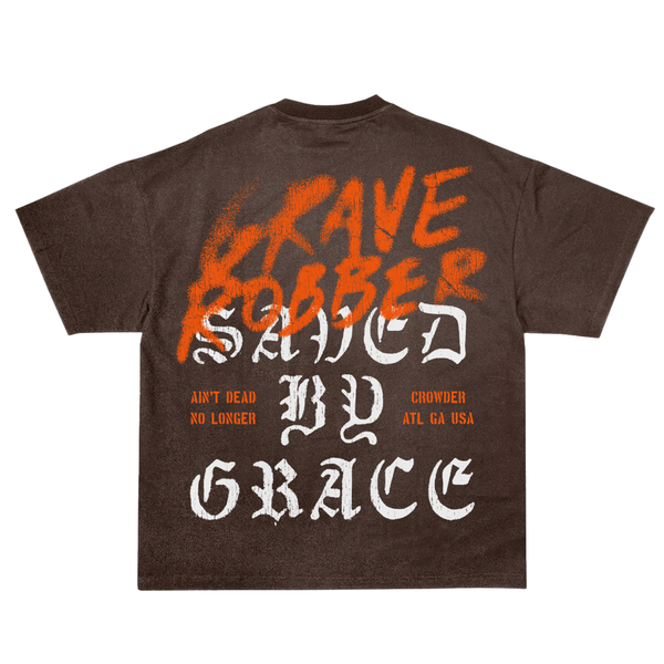 David Crowder Grave Robber Brown Youth T-Shirt