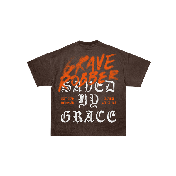 David Crowder Grave Robber Brown Youth T-Shirt