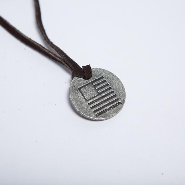 David Crowder American Prodigal Pendant Necklace With Flag Emblem 